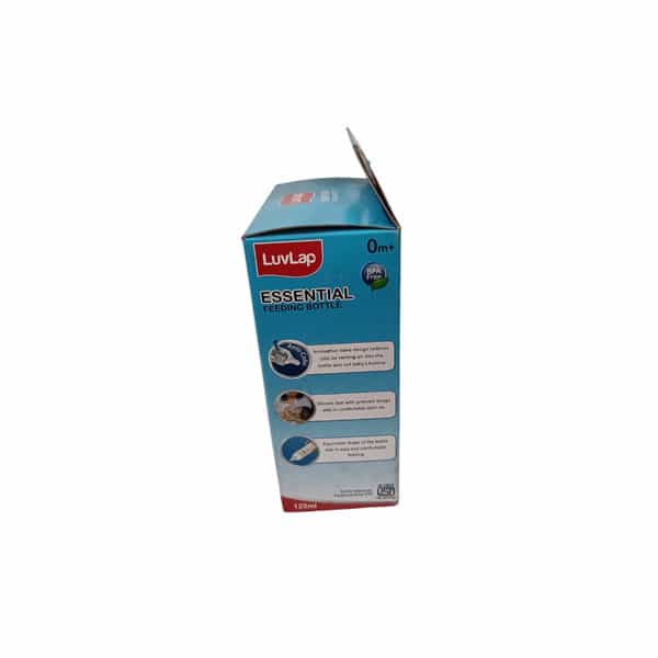 Luvlap Anticolic Regular Neck Baby Feeding Bottle 125Ml Pack Of 2 Wild Flower & Jungle Tales