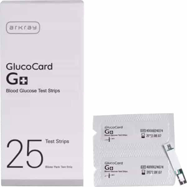 Arkray Glucocard G+ 25 Glucometer Strips