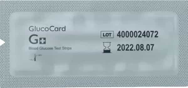 Arkray Glucocard G+ 25 Glucometer Strips