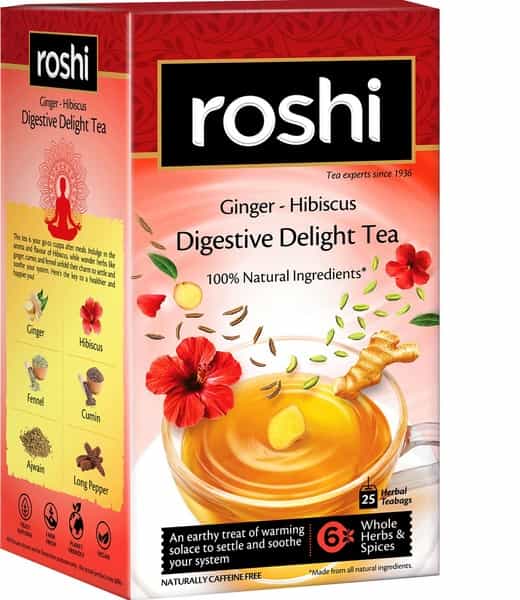 Roshi Digestive Delight Herbal Tea - 25 Tea Bags