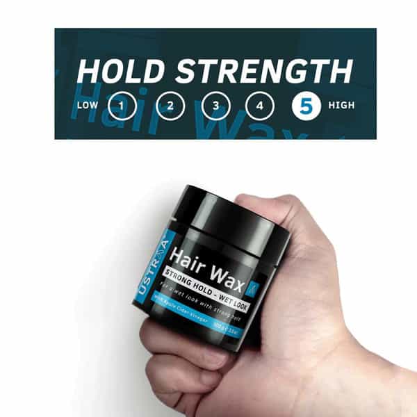 Ustraa Hair Wax-Wet Look - 100 Gm
