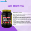 Healthvit Fitness Mass Gainer Xtra With Vitamins & Minerals Chocolate Flavour 1Kg / 2.2 Lbs