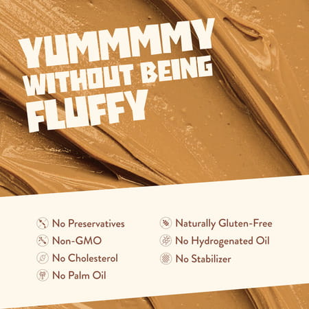 Nutrabay Foods All-Natural Peanut Butter (Creamy) - Unsweetened 400g