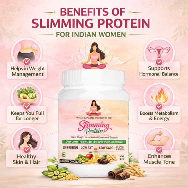 Sos Nutrition Slimming Women Whey Plant Protein Weight Loss Herbs Multivitamins Chocolate Shake 454G
