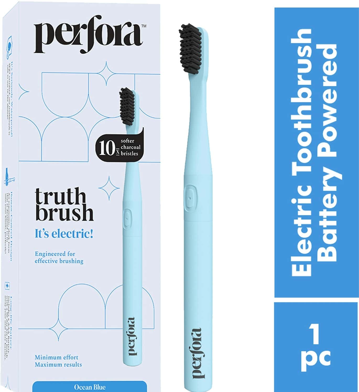 Perfora Electric Toothbrush With 2 Modes - Ocean Blue
