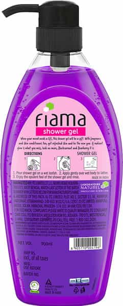 Fiama Shower Gel Blackcurrant & Bearberry With Skin Conditioners For Radiant Glow- 900 Ml