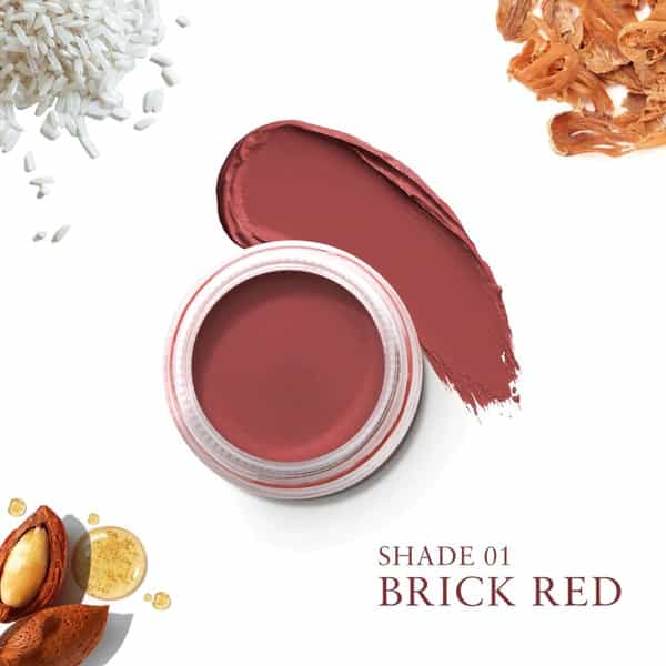 Just Herbs Lip And Cheek Tint -01 Brick Red