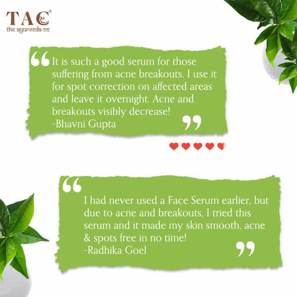 Tac - The Ayurveda Co. Tea Tree Face Serum - 30Ml