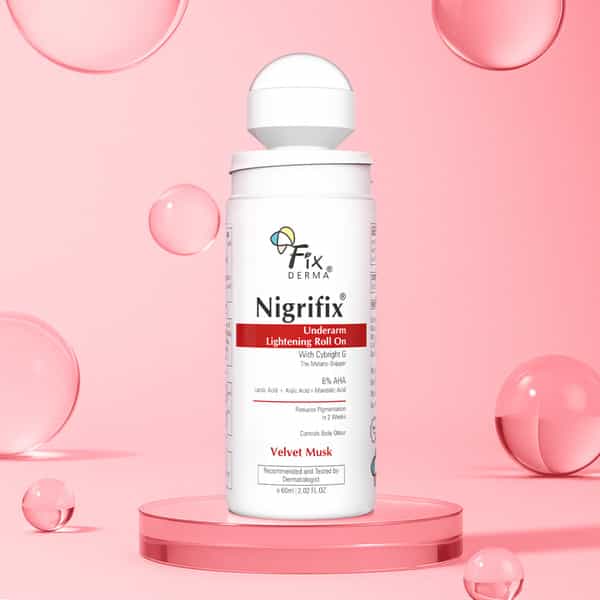 Fixderma Nigrifix Underarm Velvet Musk Roll On Brightenss Underarm For Sensitive Skin 60 Ml