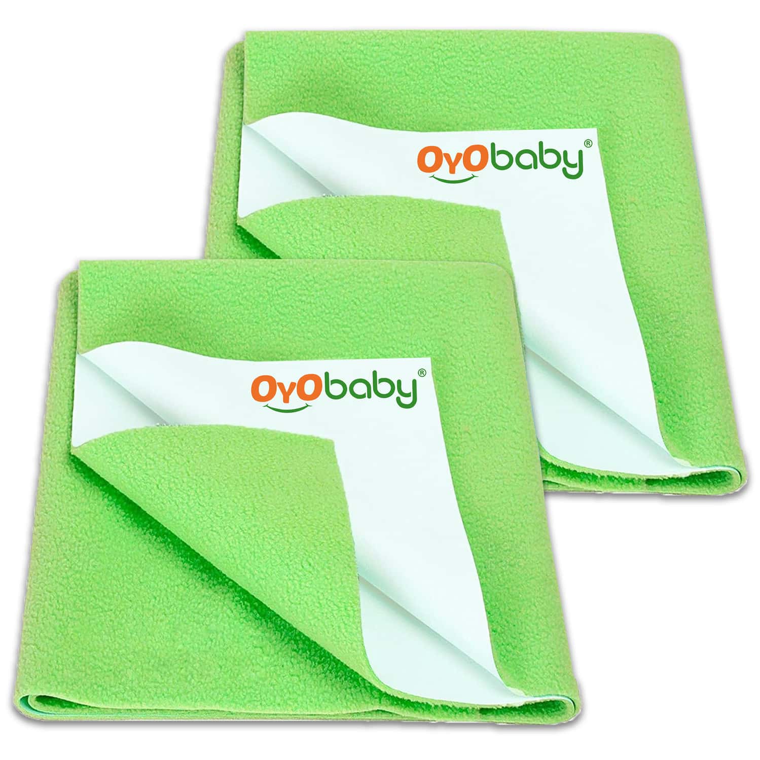 Oyo Baby Newborn Dry Sheet Waterproof Soft Quick Dry & Extra Absorbent Sheet 70x50 Cm (Pack Of 2)
