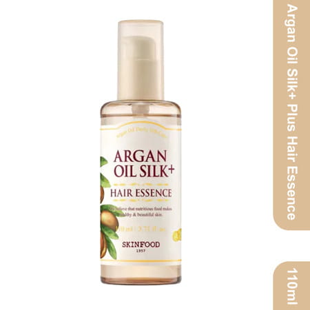 Skinfood Argan Oil Silk Plus Hair Essence - Restores Shine - Brittle Hair - Control To Dry - 110ml