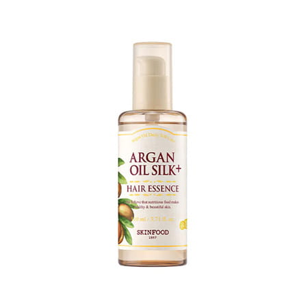 Skinfood Argan Oil Silk Plus Hair Essence - Restores Shine - Brittle Hair - Control To Dry - 110ml