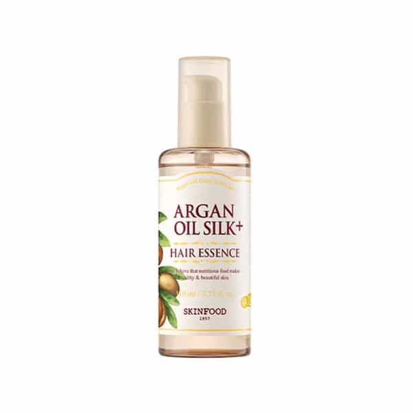 Skinfood Argan Oil Silk Plus Hair Essence - Restores Shine - Brittle Hair - Control To Dry - 110Ml
