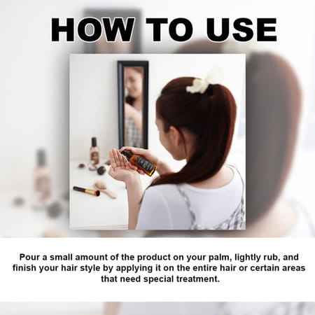 Skinfood Argan Oil Silk Plus Hair Essence - Restores Shine - Brittle Hair - Control To Dry - 110ml