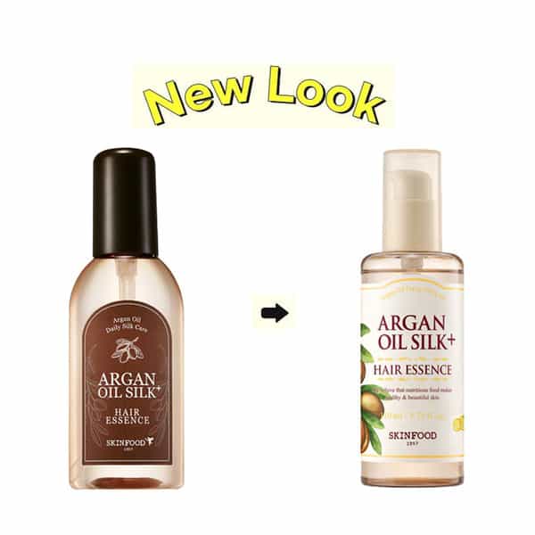 Skinfood Argan Oil Silk Plus Hair Essence - Restores Shine - Brittle Hair - Control To Dry - 110Ml