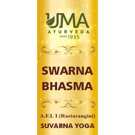 Uma Ayurveda Swarna Bhasma Ayurvedic Powder 500 Mg