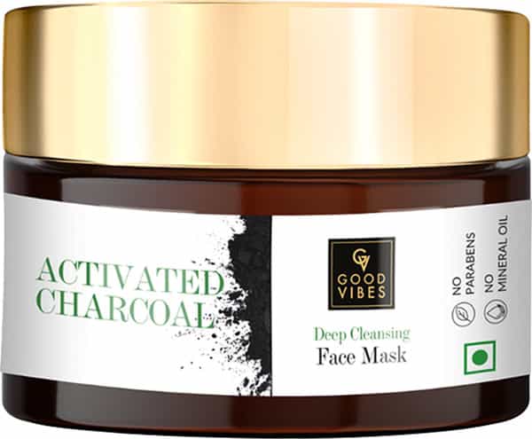 Good Vibes Deep Cleansing Face Mask - Activated Charcoal - 50 Gm
