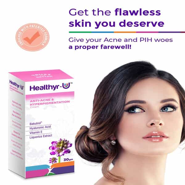 Healthyr-U Anti-Acne & Hyperpigmentation Tube Of 30Gm Cream
