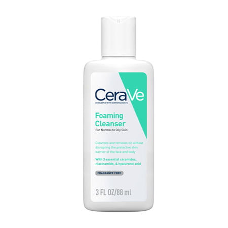 Cerave Foaming Daily Gel Cleanser For Normal To Oily Skin - 88ml