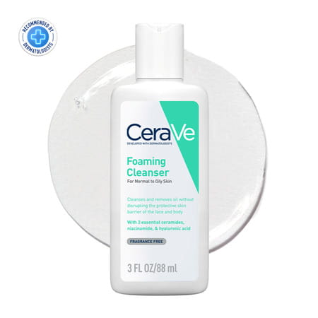 Cerave | Foaming Cleanser | For Normal To Oily Skin 88 Ml