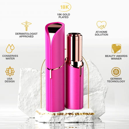 Finishing Touch Flawless Face Pink Crystal Uk Hair Removal