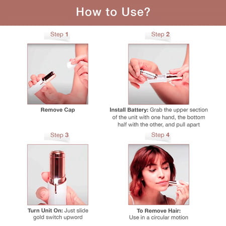 Finishing Touch Flawless Face Pink Crystal Uk Hair Removal