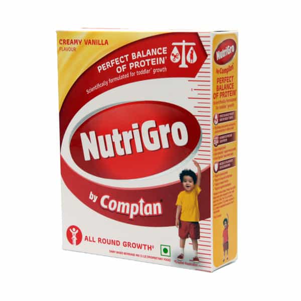 Nutrigro By Complan Creamy Vanilla Flavour Box Of 200Gm