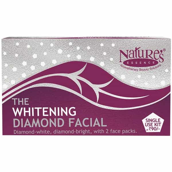 Nature's Essence Brightening Whitening Diamond Facial Kit - 20Gm