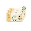 Pure Aura Baby Wipes - Doctor Recommended Pure Water Wipes With Aloe Vera 72 Pulls Pack Of 3
