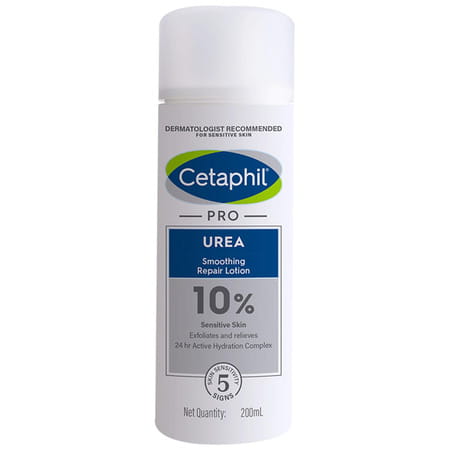 Cetaphil Pro Urea Repair Smoothing 10% Lotion | Sensitive Skin | 200 Ml