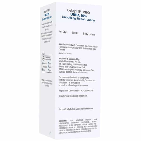 Cetaphil Pro Urea 10% Smoothing Repair Lotion | Sensitive Skin | 200 Ml