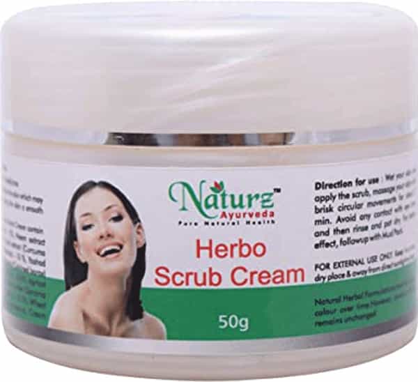 Naturz Ayurveda Herbo Scrub Cream - 50G (Pack Of 5)