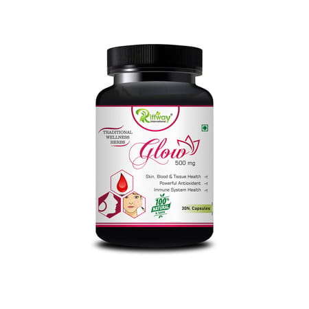 Glow Herbal Capsules For Wrinkles And Fine Lines Skin Blood & Tissue Health (30 Capsules)