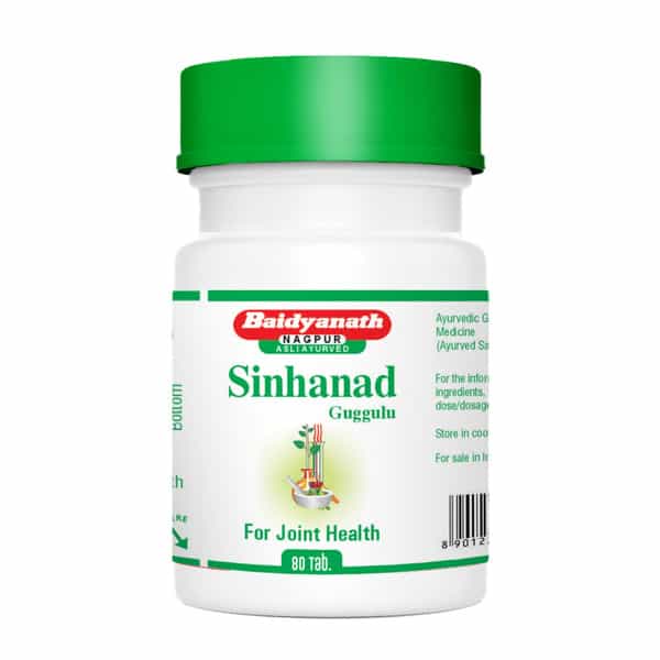 Baidyanath Asli Ayurved Sinhanad Guggulu 80 Tablets