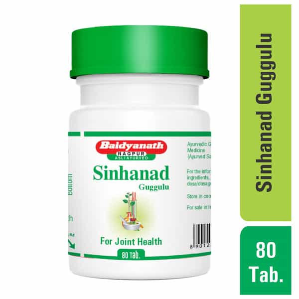 Baidyanath Asli Ayurved Sinhanad Guggulu 80 Tablets