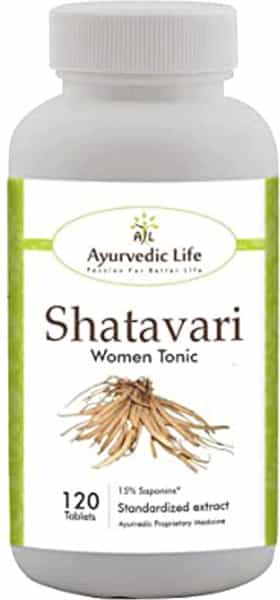 Ayurvedic Life Alayurvedic Shatavari Tablets Of 500 Mg Tablets Women Tonic 120 Count