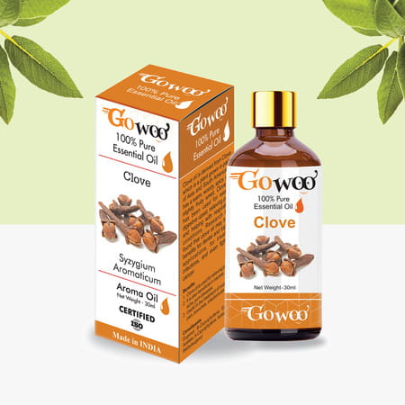 Go Woo 100% Pure Clove Bud Pure And Virgin Oil Therapeutic Grade 30 Ml