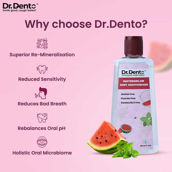 Watermelon Mint Mouthwash- 300 Ml