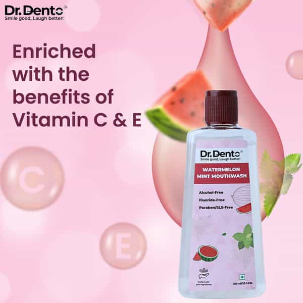 Watermelon Mint Mouthwash- 300 Ml