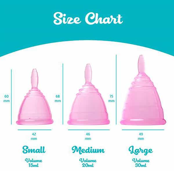 Sannap Fda Approved Reusable Menstrual Cup With Medical Grade Silicone Medium (Pink)