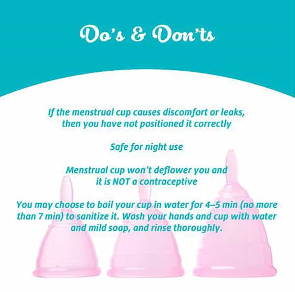 Sannap Fda Approved Reusable Menstrual Cup With Medical Grade Silicone Medium (Pink)