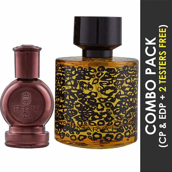 Ajmal Tempest Cp Alcohol-Free Attar 12Ml For Unisex And Maryaj Wild Speed Edp 100Ml For Men