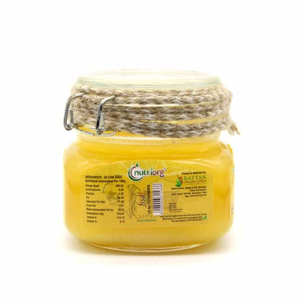 Nutriorg A2 Rich Cow Ghee 500 Ml