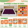 Oyo Baby Waterproof Bed Protector Baby Dry Sheet Large Plum (100 Cm X 140 Cm)