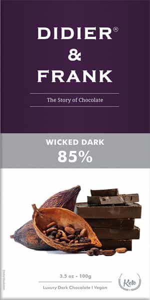 Didier & Frank Wicked 85% Dark Chocolate 100G