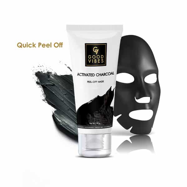 Good Vibes Peel Off Mask - Activated Charcoal - 100 Gm