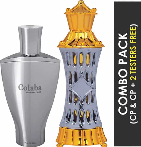 Ajmal Colaba Mukhallat Cp Attar 14Ml For Unisex And Mizyaan Cp Attar 14Ml For Unisex