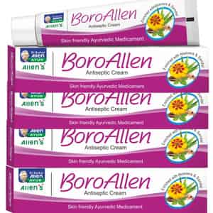 Allen Laboratories Boroallen Antiseptic Cream 20 Gm (pack Of 4)