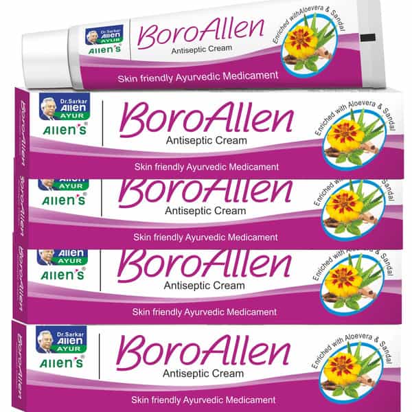 Allen Laboratories Boroallen Antiseptic Cream 20 Gm (Pack Of 4)