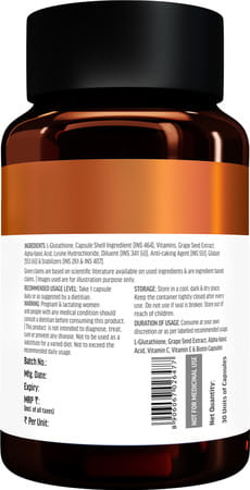 Hk Vitals Glutathione With Vitamin C For Clear Skin (30 No)